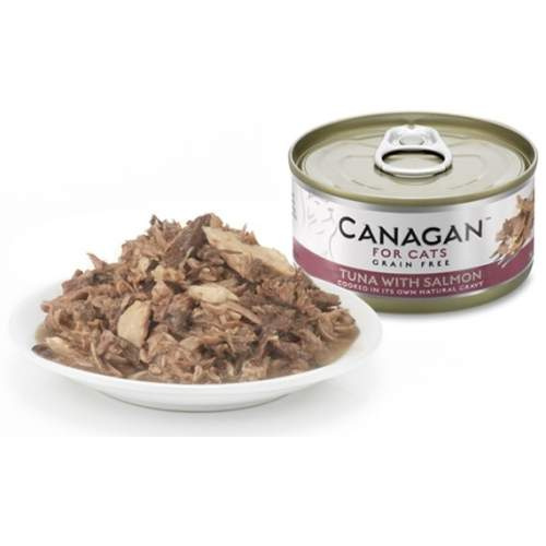 Canagan Cat konz. - Tuňák a Losos  75 g