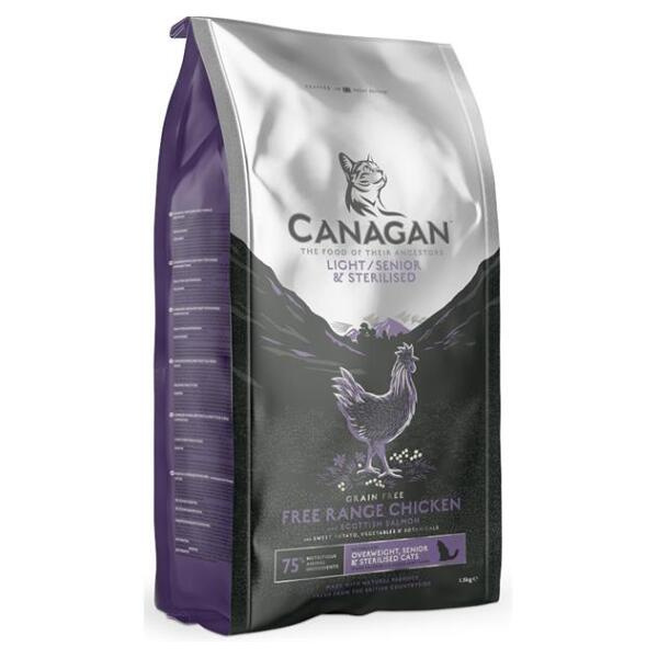 Canagan Cat Dry Light / Senior / Sterilised 1,5 kg 4 kg