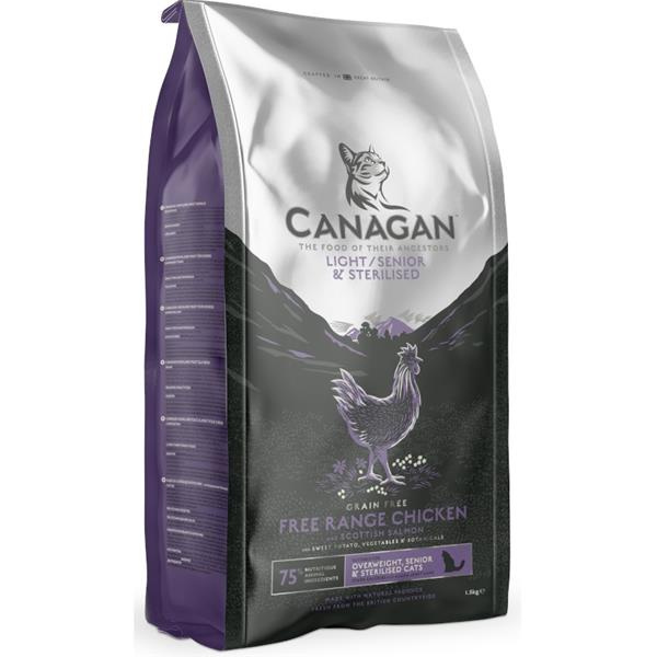 Canagan Cat Dry Light / Senior / Sterilised 1,5 kg 4 kg