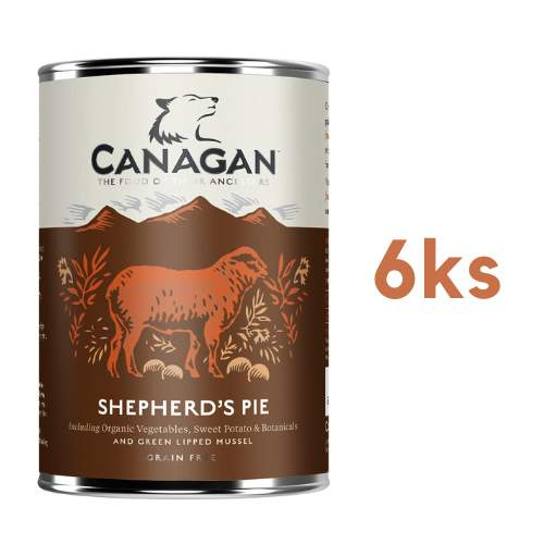 Canagan farmářské Jehněčí 6 x 400g