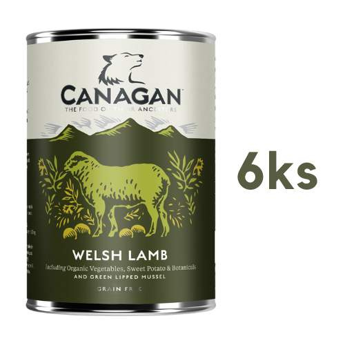 Canagan britské Jehněčí 6 x 400g