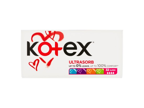 Kotex UltraSorb Super tampony 32 ks