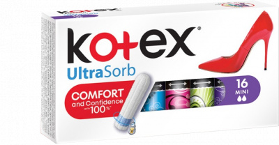 Kotex Ultra Sorb Mini tampony 16 ks
