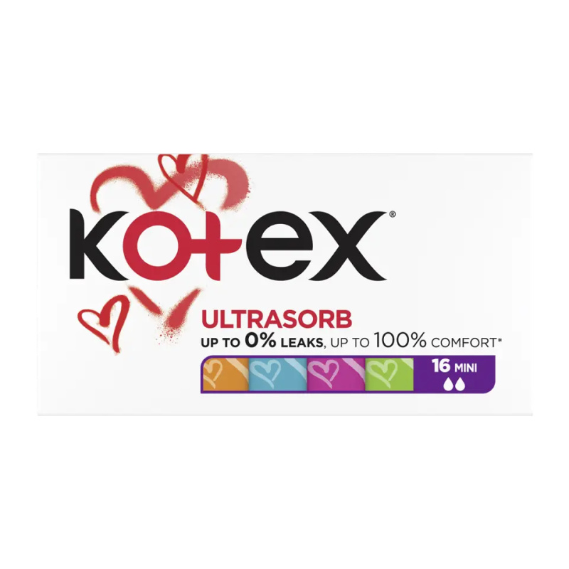 Kotex Ultra Sorb Mini tampony 16 ks