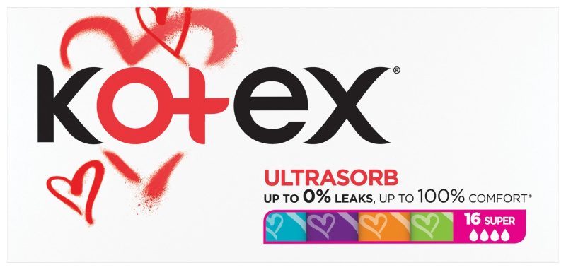 Kotex Ultra Sorb Super tampony 16 ks