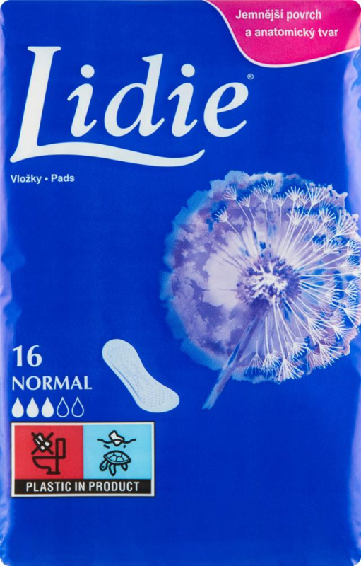 LIDIE Dámské hygienické vložky Normal 16 kusů