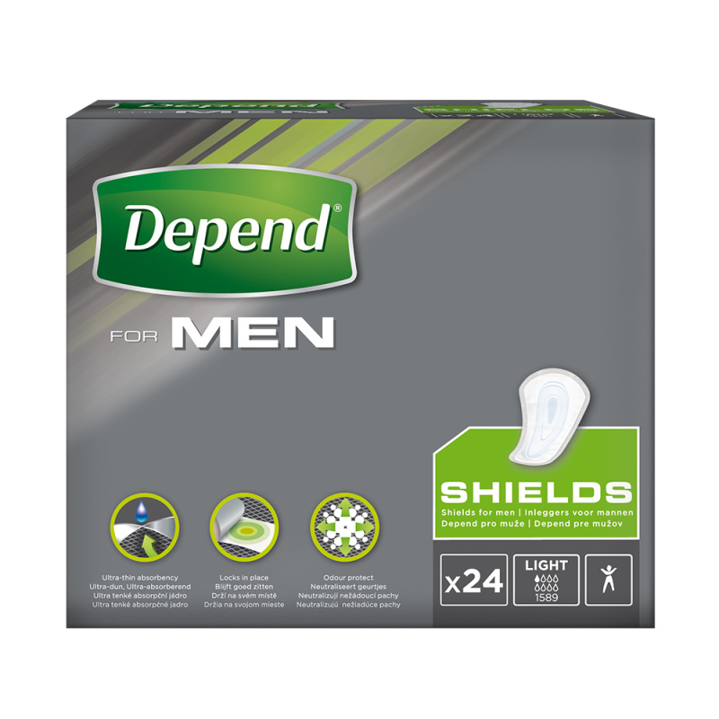 DEPEND® Inkontinenční pomůcky pro muže 1 24 kusů