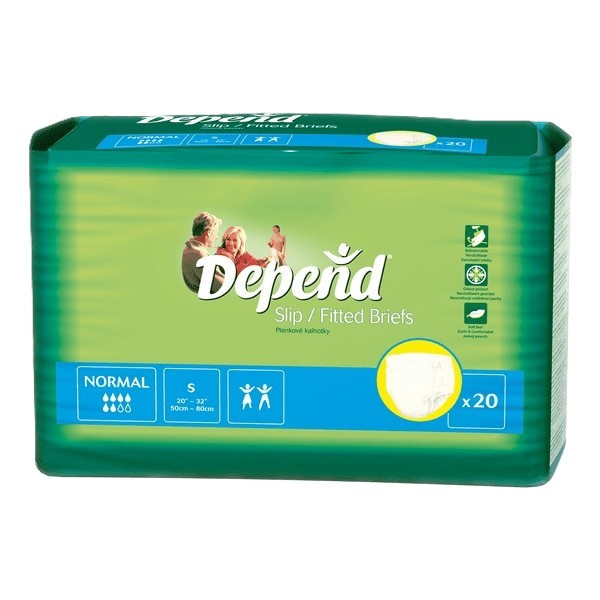 DEPEND® Plenkové kalhotky Slip Super velikost S 15 kusů