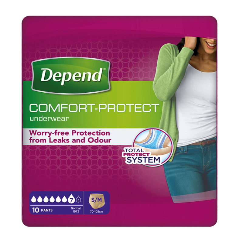 Depend Normal inkont.kalh.ženy vel.S/M 10ks