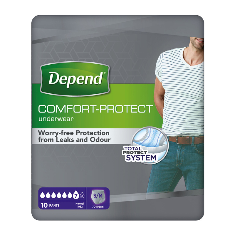 Depend Normal inkont.kalh.muži vel.S/M 10ks
