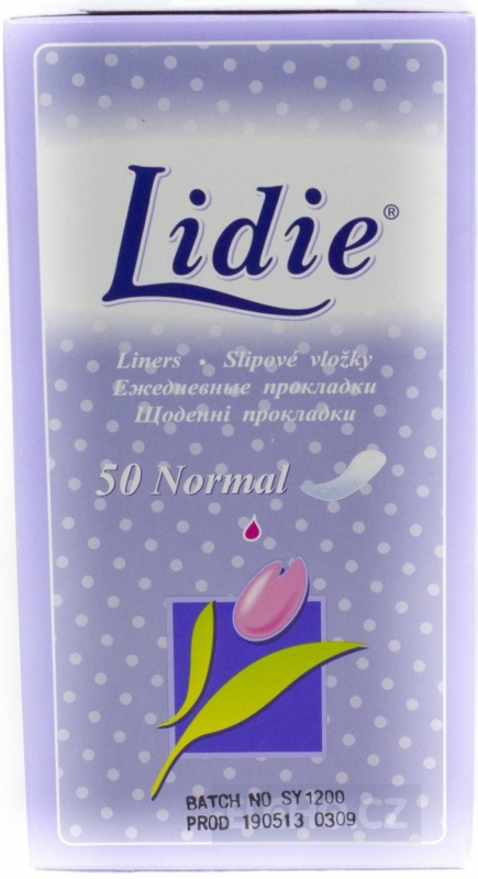 LIDIE Slipové vložky Normal 50 kusů