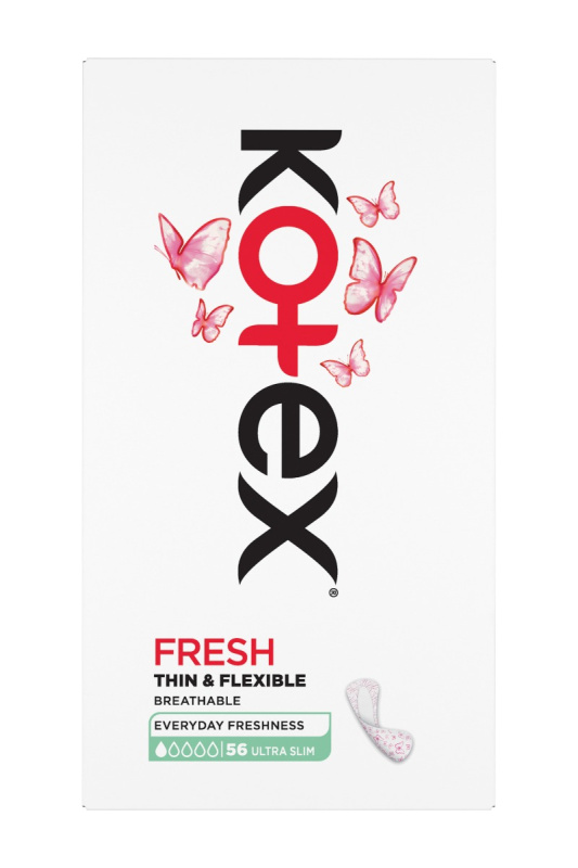 Kotex Ultra Slim Fresh slipové vložky 56 ks