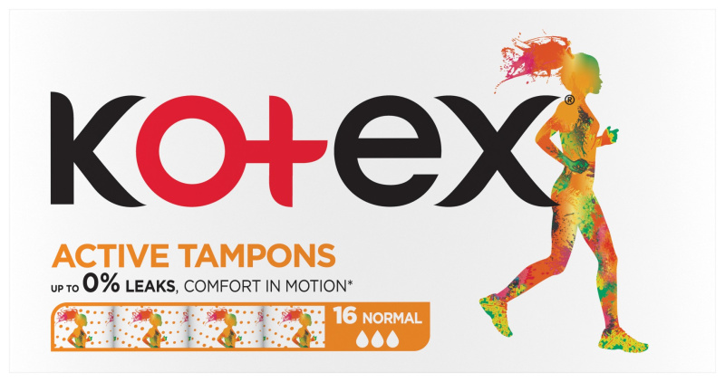 Kotex Active Normal tampony 16 ks