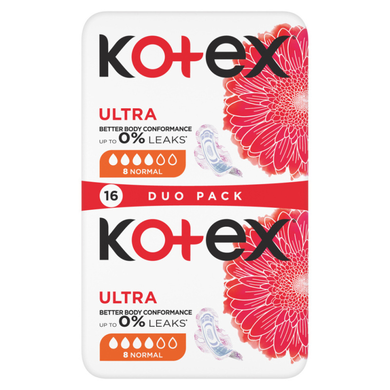 Kotex Ultra Comfort Normal vložky 16 ks