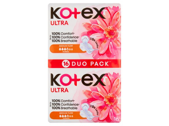 Kotex Ultra Comfort Normal vložky 16 ks