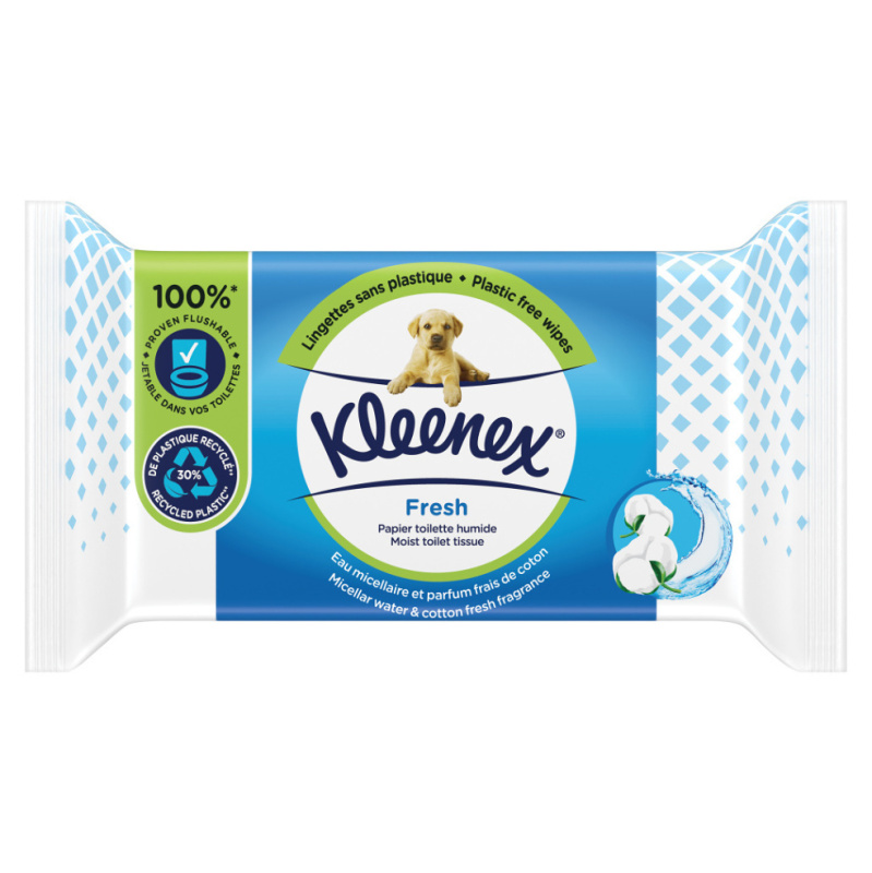 Kleenex Fresh vlhčený toaletní papír 42 ks