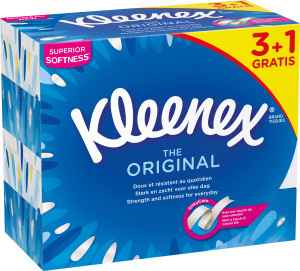 Kleenex Original Box papírové kapesníky 3+1 72 ks