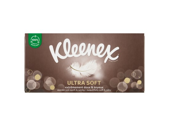 Kleenex Ultra Soft Box papírové kapesníky 64 ks