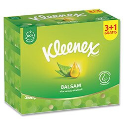 Kleenex Balsam Box papírové kapesníky 4x64 ks