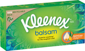 Kleenex Balsam Box papírové kapesníky 64 ks