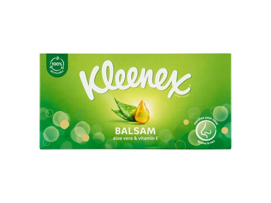 Kleenex Balsam Box papírové kapesníky 64 ks