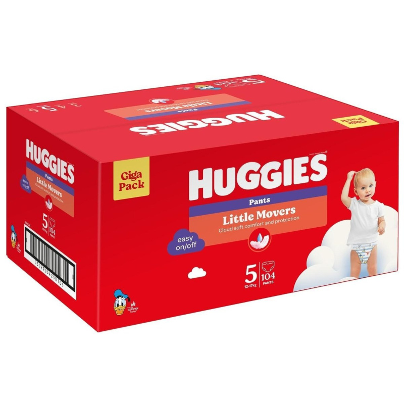 Huggies® Little Movers Pants box plenkové kalhotky 5 (12–17 kg)