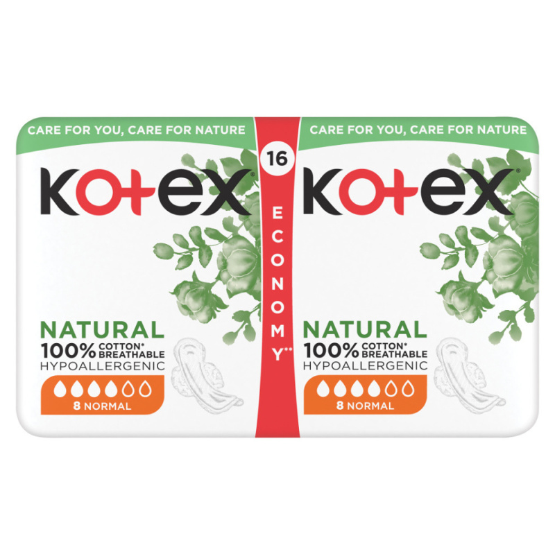 Kotex Natural Normal vložky 16 ks