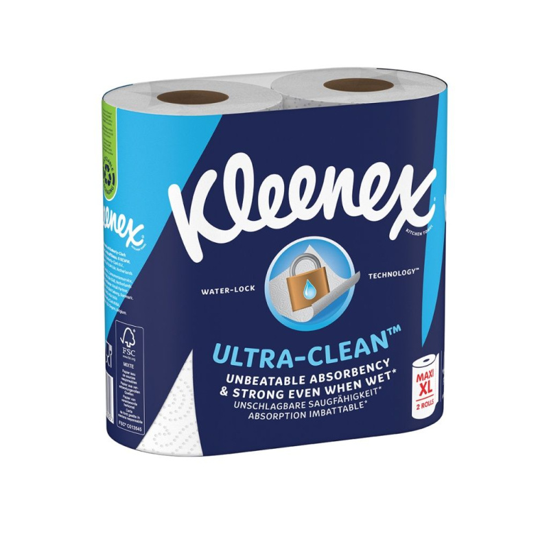 KLEENEX Kuchyňské utěrky Clean Ultra 2 kusy