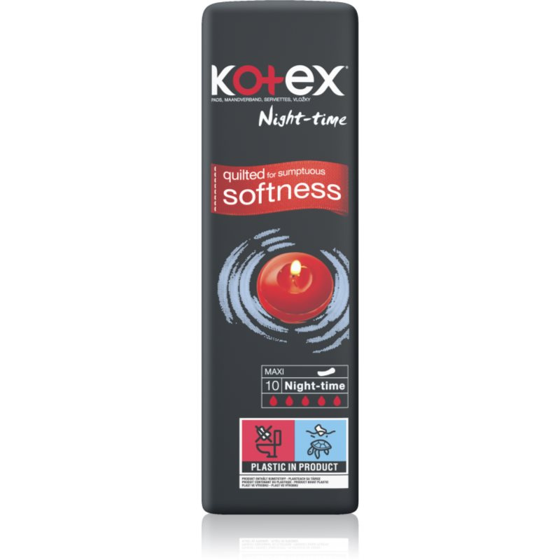 Kotex Night-time Maxi vložky 10 ks