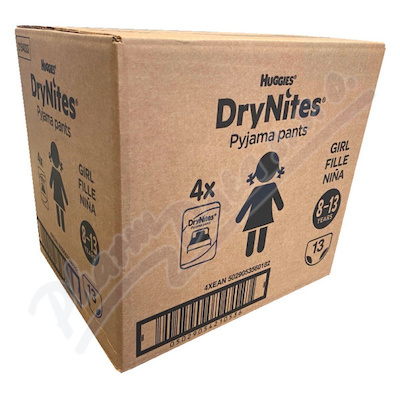 DRY NITES® Jumbo Natahovací kalhotky pro dívky 8-13 let 52 kusů