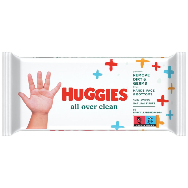 Huggies® All over the clean dětské vlhčené ubrousky