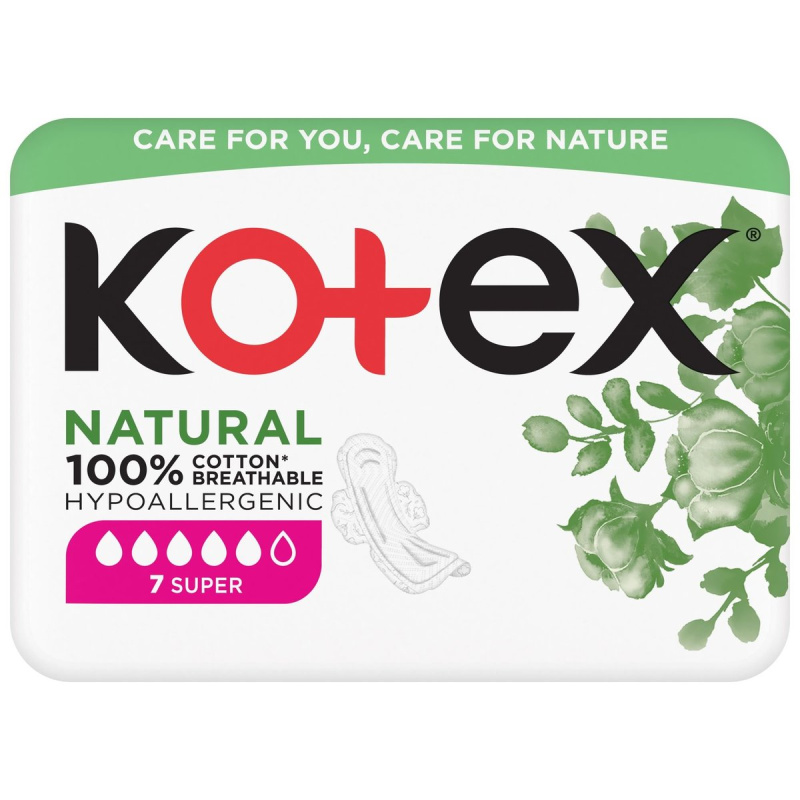 Kotex® Natural Super vložky