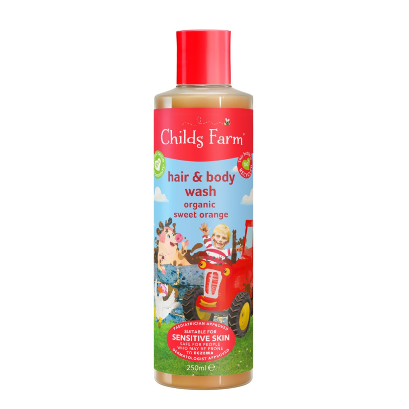 Childs Farm Hair & Body Wash mycí emulze na tělo a vlasy pro děti Sweet Orange 250 ml