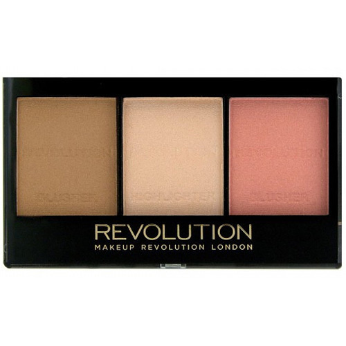 Makeup Revolution Ultra Sculpt & Contour paleta na kontury obličeje odstín 04 Ultra Ligt/Medium 11 g