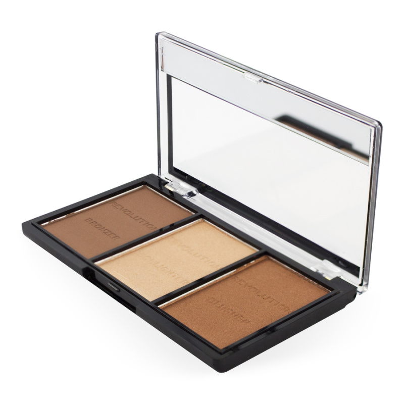 Makeup Revolution Ultra Sculpt & Contour paleta na kontury obličeje odstín 04 Ultra Ligt/Medium 11 g