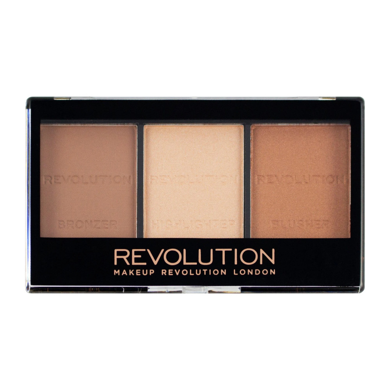 Makeup Revolution Ultra Sculpt & Contour paleta na kontury obličeje odstín 04 Ultra Ligt/Medium 11 g