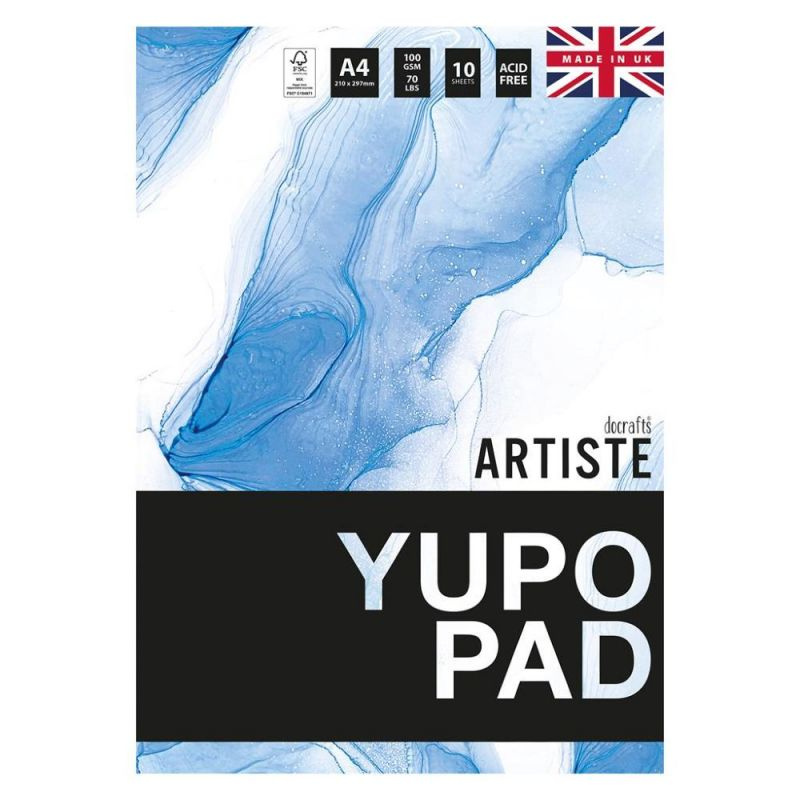 Skicák Artiste Yupo A4 (100g/m2, 10 listů) bílý