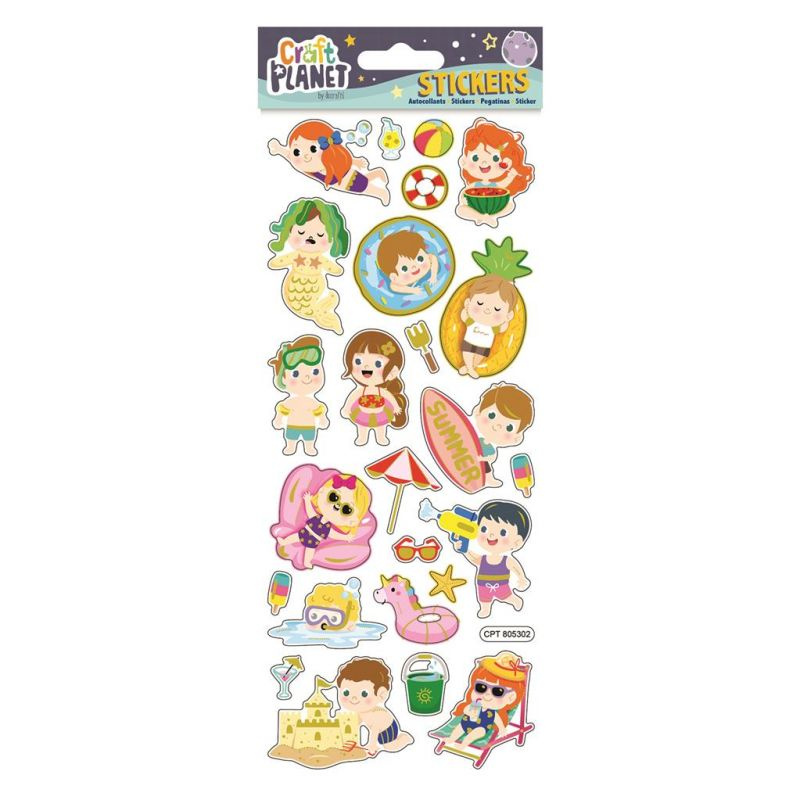 Samolepky 10x23cm - Dovolená na pláži