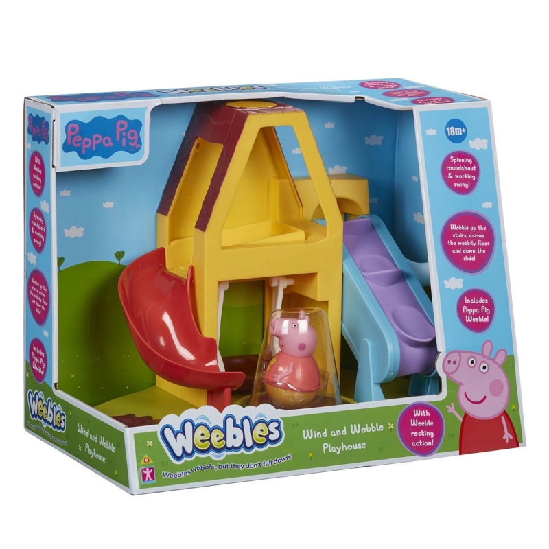 TM Toys PEPPA Pig WEEBLES Roly Poly a hřiště