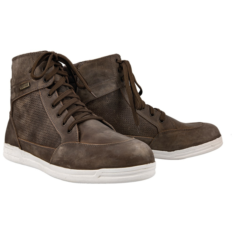 Moto boty Oxford Kickback Air Brown CE hnědá 47