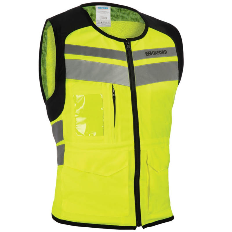 Reflexní vesta Oxford Utility Bright Top žlutá fluo/šedá reflexní/černá 4XL