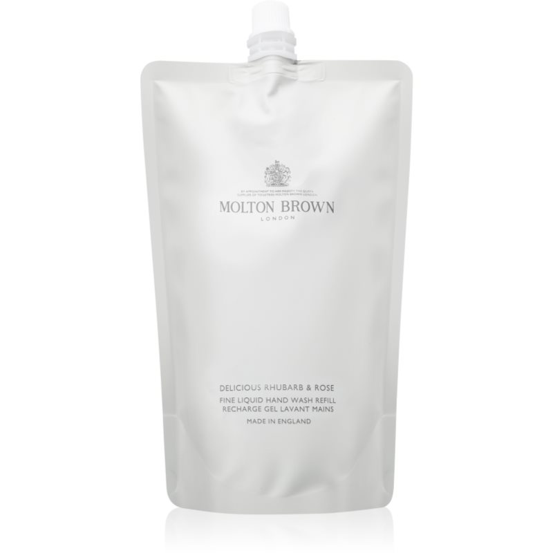 Molton Brown Delicious Rhubarb & Rose Hand Wash tekuté mýdlo na ruce Refill 400 ml