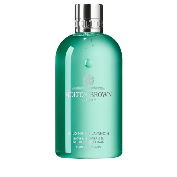 Molton Brown Wild Mint & Lavandin Bath & Shower Gel sprchový a koupelový gel 300 ml