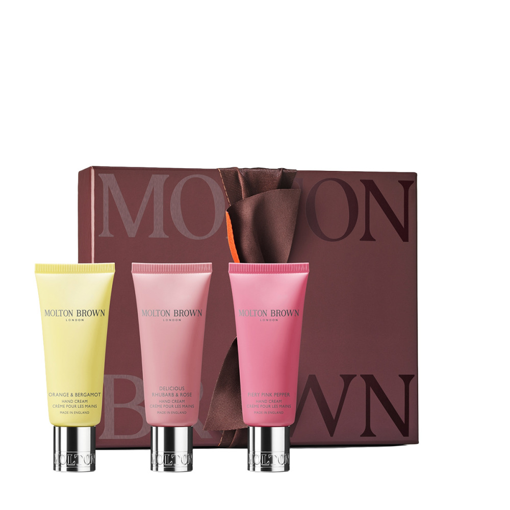 Molton Brown Dárková sada Floral Spicy Hand Cream Trio
