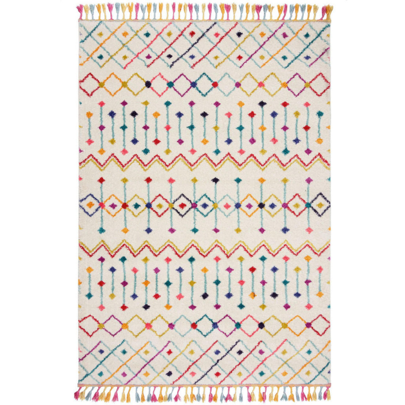 Flair Rugs BERBERSKÝ KOBEREC, 120/170 cm krémová, vícebarevná