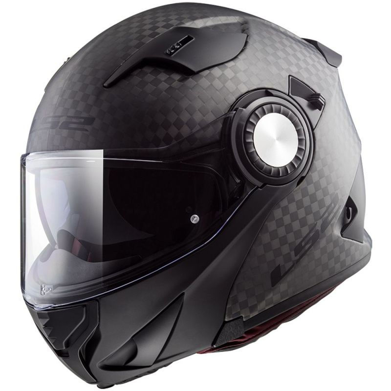 Výklopná přilba LS2 FF313 Vortex Solid Carbon XXL (63-64)