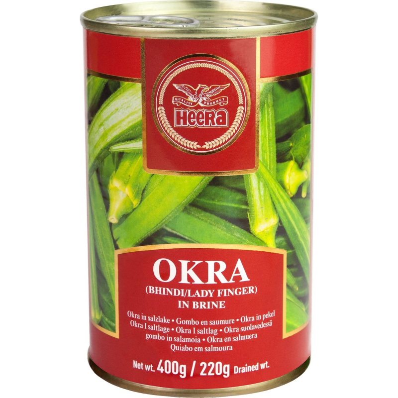 Heera Okra ve slaném nálevu