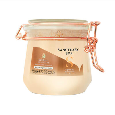 Sanctuary Spa Signature Natural Oils solný peeling pro výživu a hydrataci 650 g