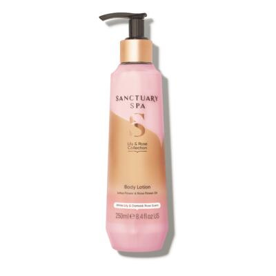 Sanctuary Spa Lily & Rose hydratační tělové mléko pro suchou pokožku 250 ml
