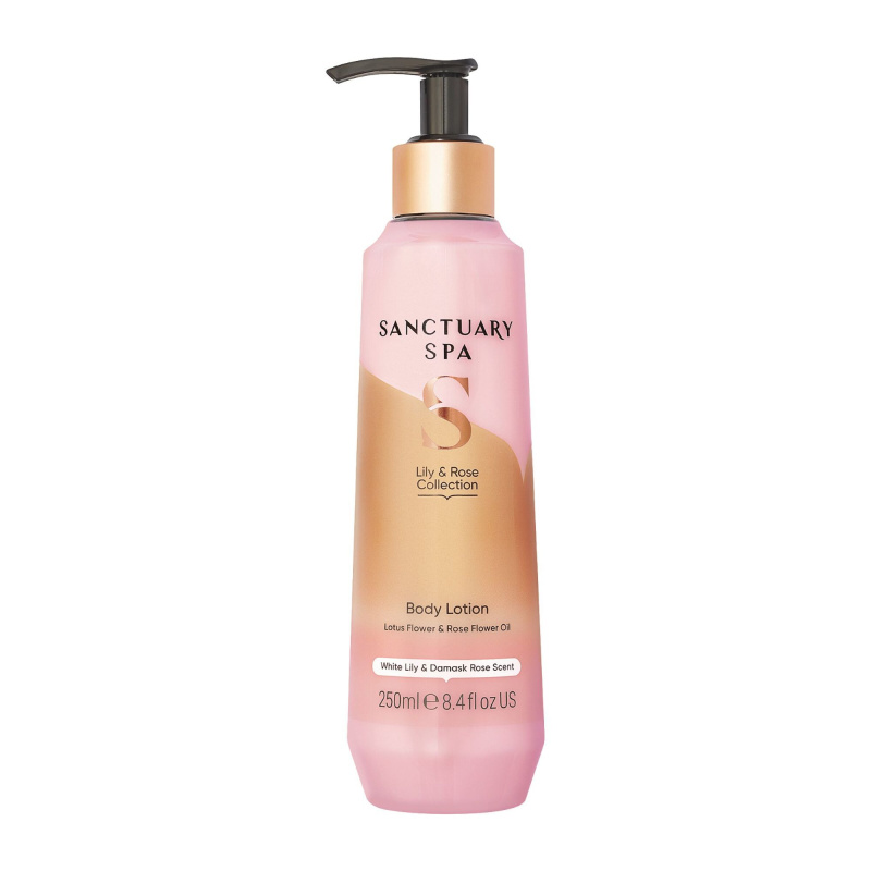 Sanctuary Spa Lily & Rose hydratační tělové mléko pro suchou pokožku 250 ml